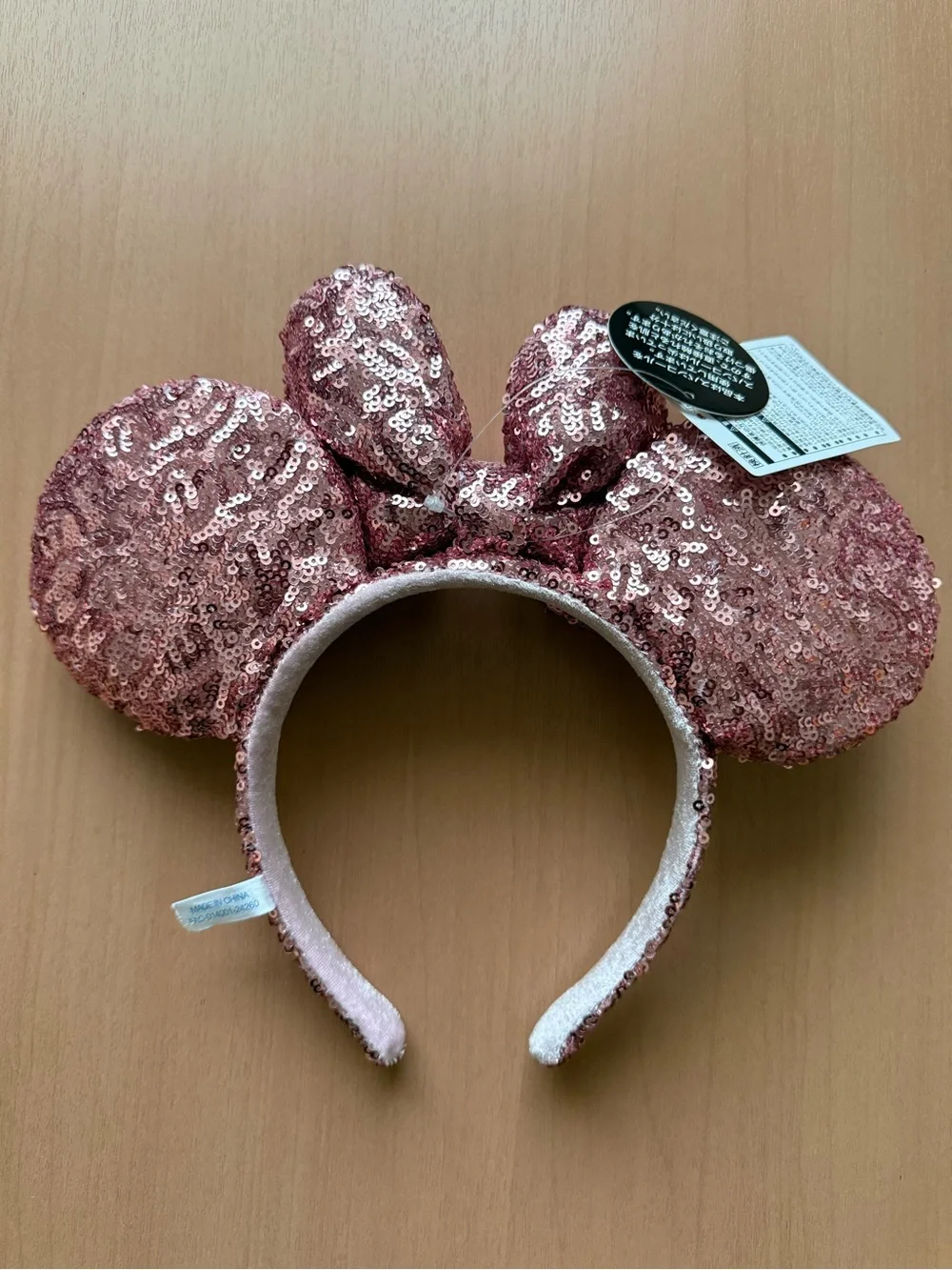 Disney Pink Sequin Minnie Ears Headband